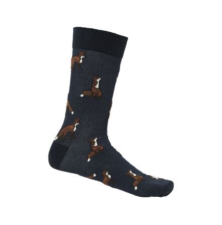 Chevalier Pomeroy Socks Dark Navy Foxes 
