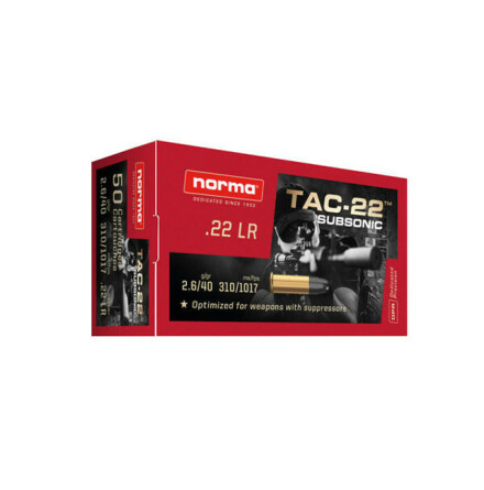 NORMA RIMF RIFLE TAC-22 SUBSONIC