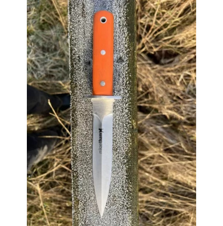 Mikael Tham MTAK V.2 Stickkniv Orange G10