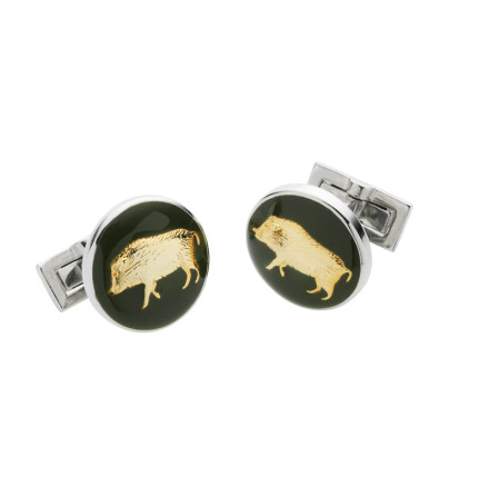 Laksen Boar Race Green and Gold