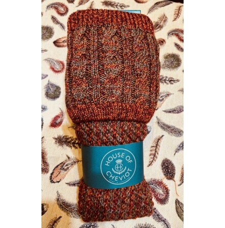 House of Cheviot Reiver Sock Firethorn 